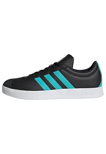 adidas Unisex Mercedes - Amg Petronas Formula One Team Vl Court Shoes, Core Black/Semi Mint Rush/Ftwr White, 12.5 UK