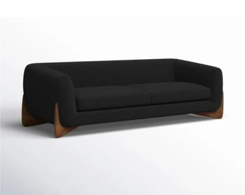 Image of Luxury Sofa Set Luxury Chesterfield Sofa in for Home Living Room & Office (Three Seater Black)