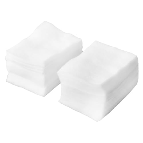 Healeved Portable Makeup Cotton Pads 400pcs Boxed Cotton Buds for Gentle Facial Cleaning Travel
