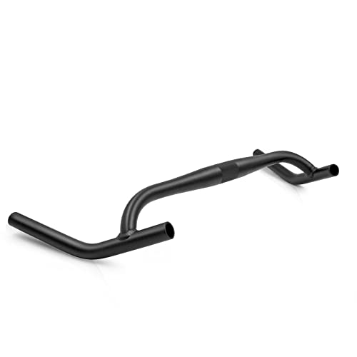 Fixie-Guidon de vélo de route en alliage d'aluminium à vitesse unique, pièces de guidon, assistance de vélo de piste, TT, 25.4mm, 420mm  18