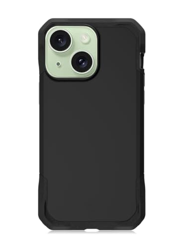 Coque robuste iPhone 15 Itskins ARMOR R SOLID hybride mince anti-chocs noir - 5
