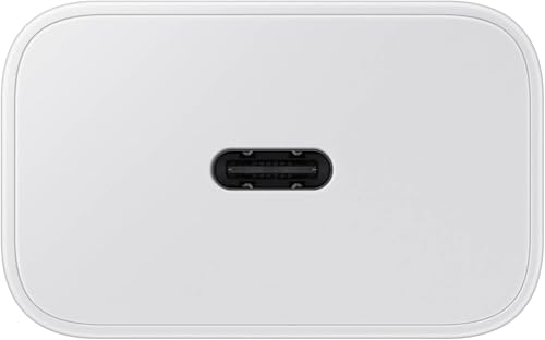 Image of Original Samsung 25W Gan Type C Ultra-Fast Charging Adapter for Galaxy A16 /M05 /A05, A35 /M35 /F05 /M15, F15 /A15 /M36 /F36 /A36, M34 /S24 Ultra,S23 /fe /Z fold /flip /6 /5,Tablet| 25 w Adaptor Charge, White