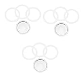 Joints en silicone pour cafetière - adaptés aux cafés, aux cafés, aux maisons, etc., pratiques et pratiques, pièces de cafetière.