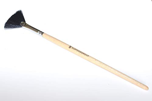 Slofoodgroup - Gilding Fan Brush - Size 2 - Fan Brush For Gold And Silver Application - Fan Style Brush Top For Gold And Silver Projects #TOP3