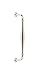 Alno D726-8-PN Charlie?s Collection Traditional Appliance Pull, Polished Nickel