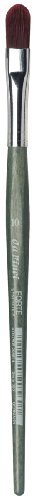 da Vinci Modeling Series 365 Forte Gaming and Craft Brush, Filbert Extra-Strong Synthetic with Blue-Green Handle, Size 10