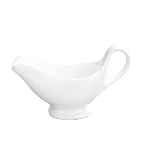 ERINGOGO Decorative Multi Function Sauce Boat Condiment Cup for Gravy for Dining Occasions Outdoor Barbecues and Family Meals