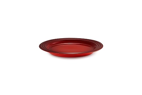 Le Creuset 12-teiliges Geschirrset aus Steinzeug, Kirschrot, 79351000607081