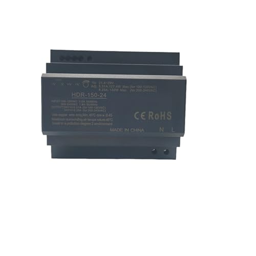 Transformateur 24V stabilisateur de tension AC-DC alimentation HDR 150W