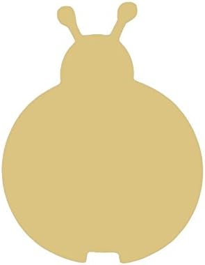 Ladybug Cutout Unfinished Wood Animal Seasonal Birthday Party Nursery Door Hanger MDF Shape Canvas Style 2