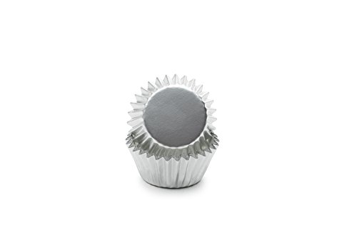 Fox Run Silver Foil Mini Baking Cups, 48 Cups #TOP2
