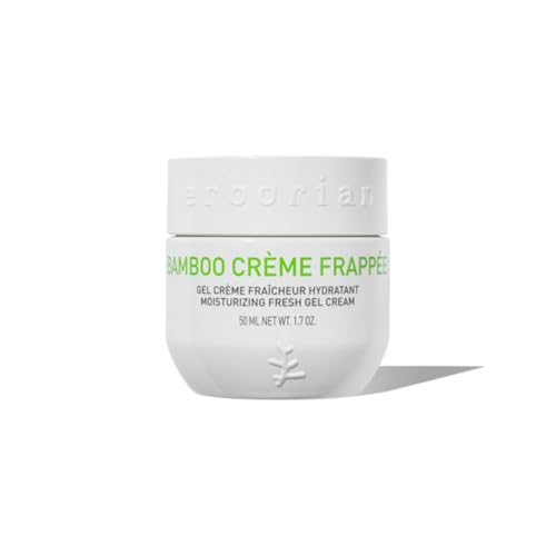 Erborian - Bamboo Crème Frappée - Soin de Jour Tonifiant et Hydratant pour le Visage - Gelée Fraîcheur Réveil de la Peau - Teint Frais Aspect plus Doux et Lisse - Cosmétique Coréen - 50 ml