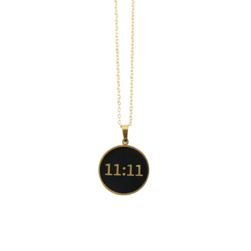 Collier en acier or rétro anti-ternissement pour vos bijoux de fête durables