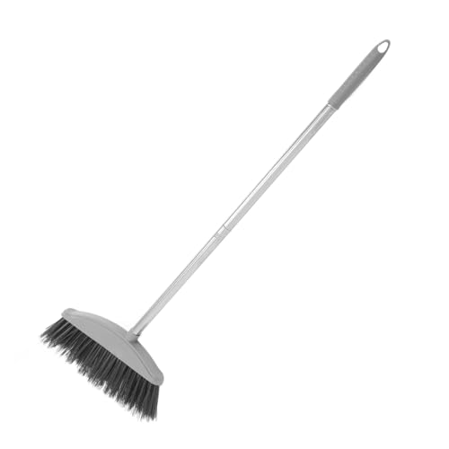 COLLBATH Long Handle Broom for Floor Cleaning Outdoor Broom with Large Angle for Efficient Sweeping Cleaning Tool for Indoor and Outdoor Use