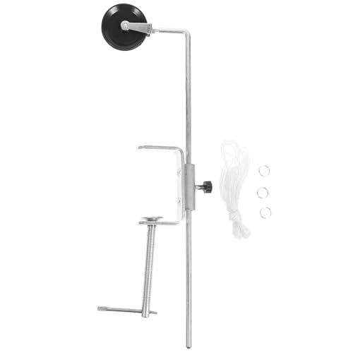 CIYODO Laboratory Grade Metalware Set Clamp on Table Pulley Wheel Small Clamp Laboratory Stand Set