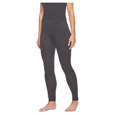 Terramar Women's Thermasilk Pointelle Pant, Black, Small Cover