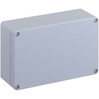Altech Corp. 150-012 Enclosure; Box-Lid; Aluminum, Die Cast; Gray; 10.24x6.3x3.54 In; IP65; NEMA4X; AL Series