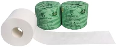 L&B Bamboo Bliss Toilet Paper, 3-Ply, 6 Mega Rolls = 15 Regular Rolls, 380 Sheets per Roll, Septic Safe, Sustainable Bamboo Tissue image 5