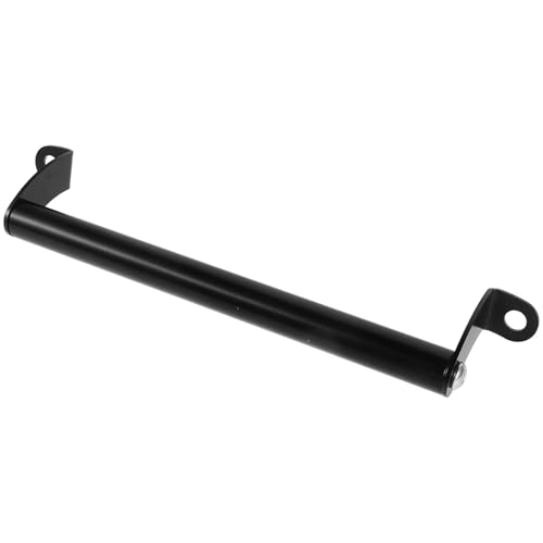 VALICLUD Barra de Refuerzo del Manillar para Motocicleta de Aleación de Aluminio, Barra de Soporte Elevada Negra, Accesorio para Motociclistas, Mejora Estabilidad y Control en Carretera
