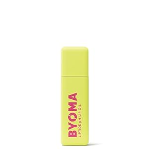 BYOMA Liptide pH Lip Oil – Glossy, Non-Sticky Gloss with pH Adaptive Tint – Peptide Lip Treatment with Peptides, Avocado & Tamanu Oils – Softens, Plumps, Hydrates – 0.16 oz