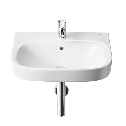 Roca a325996000 – -Handwaschbecken Porzellan Wandtattoo 500 x 420 x 140 mm, Collection Debba, Farbe Weiß