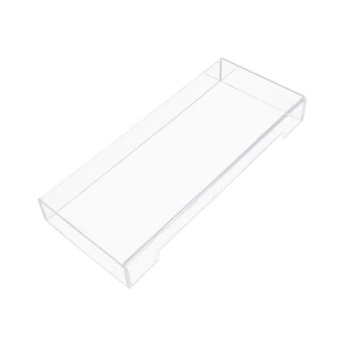 Cubierta de acrílico para teclado, protector antipolvo transparente de 49 cm para casa y escuela