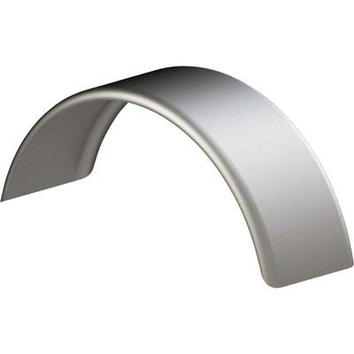 Tie Down Engineering44917 Fender Round Single Silver Steel Fits 14"-15" Tire