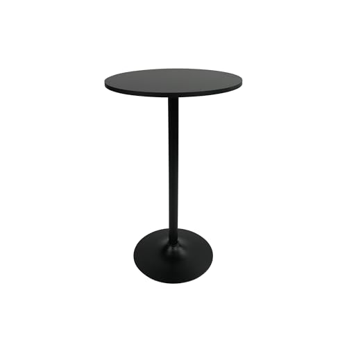 Pearington PEAR-0098 Round Bar & Pub Table, 1 Pack, Black
