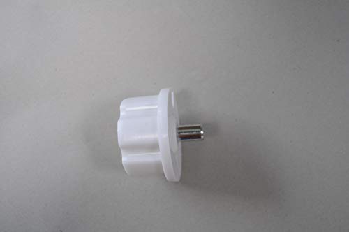 Vana Vana Deutschland Gmbh Accessoires et pièces de rechange pour store - Capsule ondulé - Axe rond et carré - 60 mm - Blanc Cover