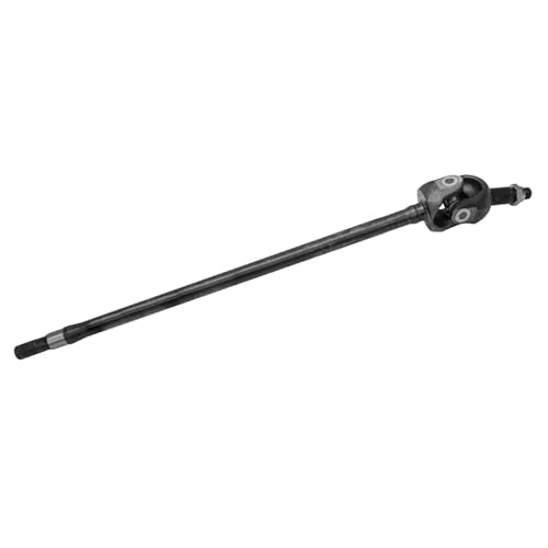 Image of Detroit Axle - Pair Front U-Joint Axle Shafts for 2007-2018 Jeep Wrangler 2018 Wrangler JK [Dana 30 AXLE] 2008 2009 2010 2011 2012 2013 2014 2015 2016 2017 U-Joint Axle Shafts Assembly Replacement