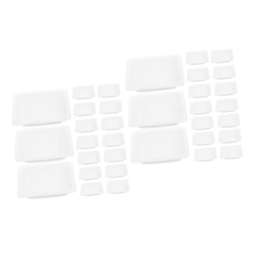 CIYODO 2sets Precision Weighing Boat Scale Bowl Plastic Weighing Pans 7ml Lab Supplies Easy Cleaning Design 50pcs*2