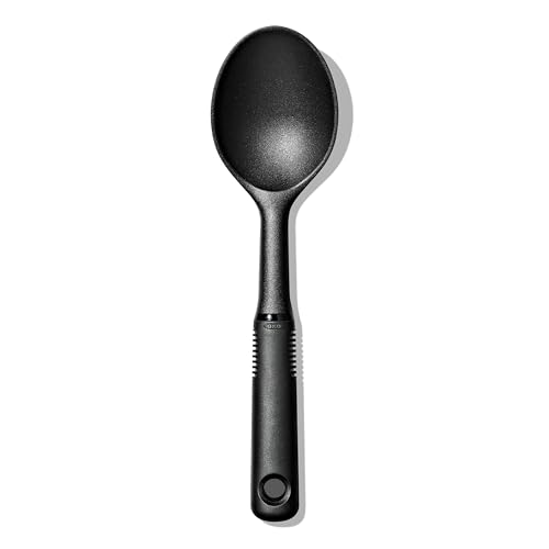 Mini cuchara de nailon resistente al calor OXO, ideal para remover salsas sin rayar tus ollas 2