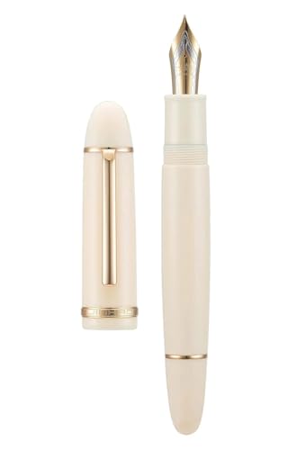 Stylo-plume élégant de bureau avec pointe fine de 0.38 mm et finitions or