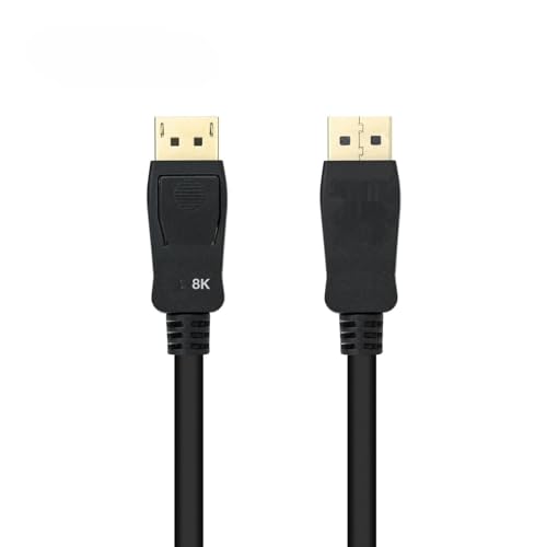 Brightium CABLE DISPLAYPORT 1.4 CERTIFICADO VESA, DP/M a DP/M, 2.0 METROS, ideal para conectar pantallas y dispositivos de alta resolución.