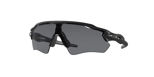 Oakley Radar Ev Path OO9208 920812 38MM Matte Black/Grey Shield Sunglasses For Men+ Bundle Accessory Leash Kit, Microfiber Pouch