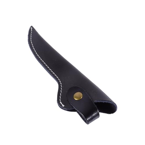 ABOOFAN Funda de Cuero Auténtico para Tijeras de Peluquería Bolsa Protectora Resistente y Compacta para Herramientas Profesionales para Organizador y Almacenamiento Seguro Salones