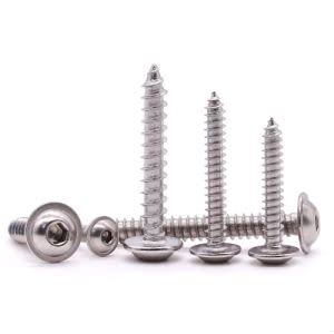 Eastlo IB640102-100 M3 X 8Mm Flanged Button Head Socket Cap Self Tapping Screws thumb #6