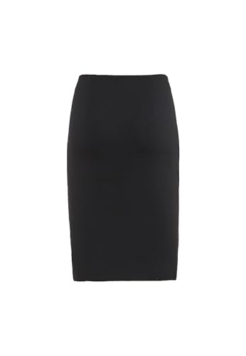 Wolford Pure Skirt for Women Knee Length Slim Fit Draped Look Modal Blend Lightweight Soft Stretch Fabric Raw Cut Edges4