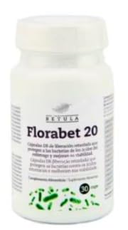 Florabet 20, Complemento Alimenticio, Cápsulas de Liberación Retardada, 30 Cápsulas