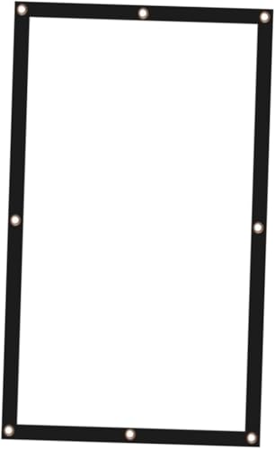 Pantalla de proyección portátil blanca 100 pulgadas miniatura 3