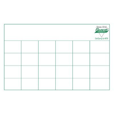 Auveco # 1-924L 24 Compartment Drawer Lid Label. Qty 5.