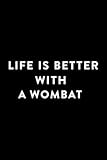  Gin Tasting Journal - Retro Vintage Life Is Better With A Wombat Lovers Family Quote: A Wombat, Specialty Gin & Tonic Notebook Log Book Diary for ... Unique Gin Lovers Gifts for Women & Men,Hour