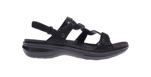 Image of Revere Shoes Emerald Back Strap Sandal for Women - Leather Sandals with Adjustable Straps - Lightweight Arch Support - Comfort Walking Sandals