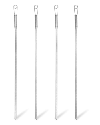 Spring Drawstring Threader,4Pcs Flexible and Elastic Drawstring Threader Tool DIY