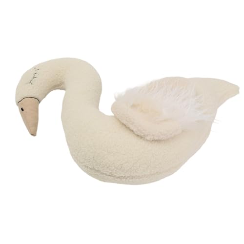Coussin photo flamant rose contre les arrière-plans ternes de studio