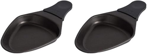 Tefal XA400102 Accessoire Raclette 2 coupelles ovales avec revêtement anti-adhésif (Lot de 2)