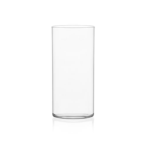Ichendorf Milano Set mit 2 Trinkgläsern, Transparent, Kollektion Mediterraneo, 36 cl, Borosilikatglas, Handgefertigt