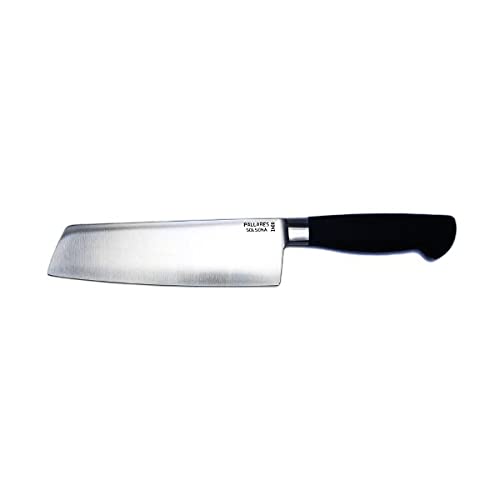 Cuchillo USUBA PALLARES SOLSONA mango blando, Acero Inoxidable forjado 17,5cm. REGALO PIEDRA DE AFILAR