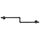 【RIEL COLGANTE】 Riel largo: 100 cm; Diámetro del tubo: 25 mm; Distancia desde la pared: 25 cm; Peso: 1250 g.