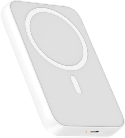 Wireless Power Bank, Magnetic External Battery 10000mAh for iPhon...